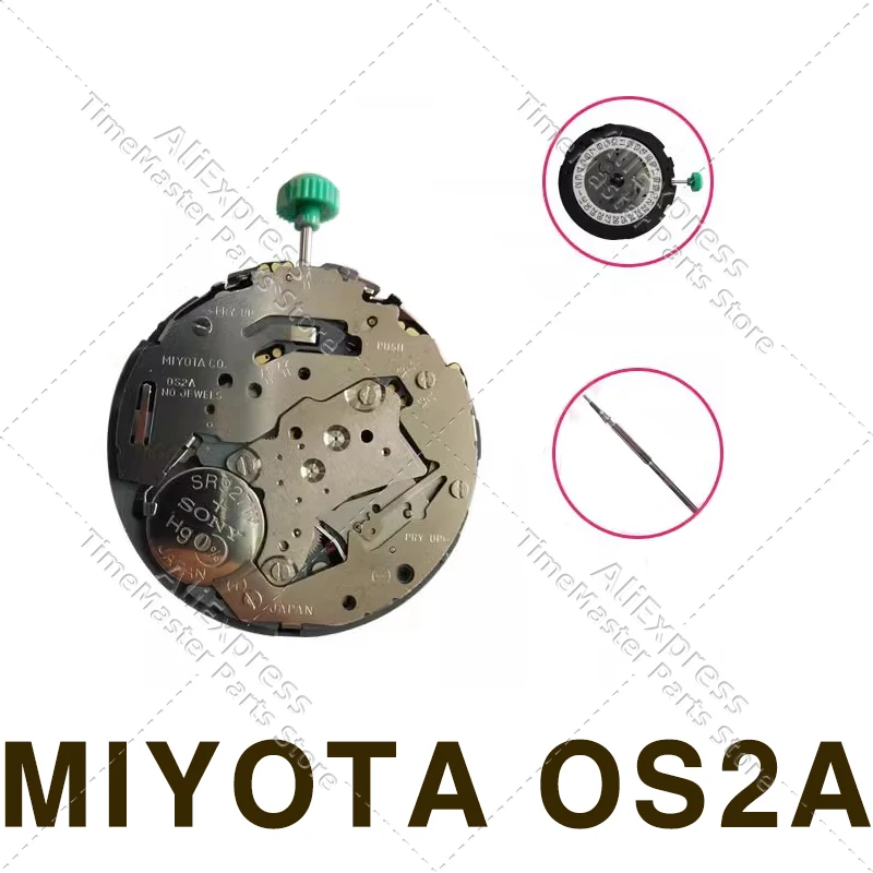 Japan Meiyuda OS2A movement 6 hands multi-function single calendar quartz movement 927 Battery Watch movement parts