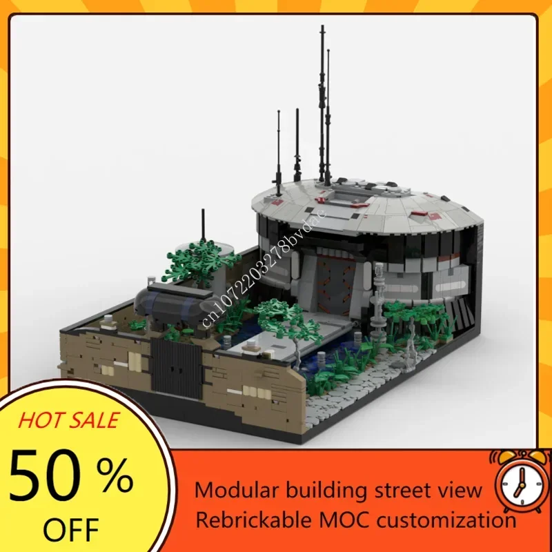 2449PCS MOC Space Battle Series The Magistrate Model Custom Puzzle Building Block Technology Creative Assemble Toys Gifts