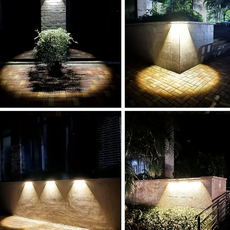 Solar Sign Lights Outdoor Waterproof Solar Lights with Dusk To Dawn Sensor for House Numbers Address Plaques Yard Patio Porch