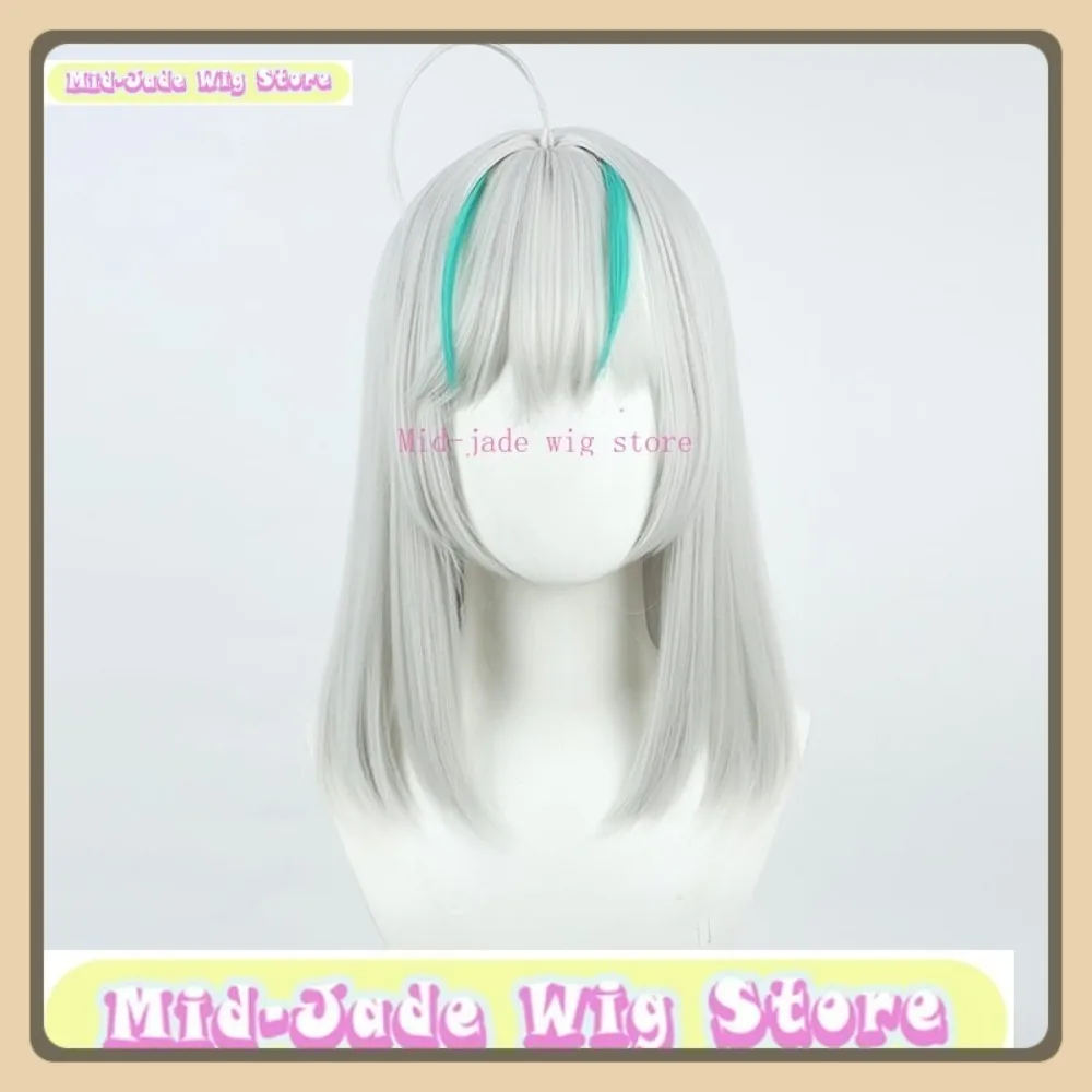 วิกผมมิดเจด แอดมิ คอสเพลย์ วิกผมอนิเมะ เกมสวมบทบาท ปาร์ตี้ฮาโลวีน อุปกรณ์ประกอบชุด วิกผมสังเคราะห์