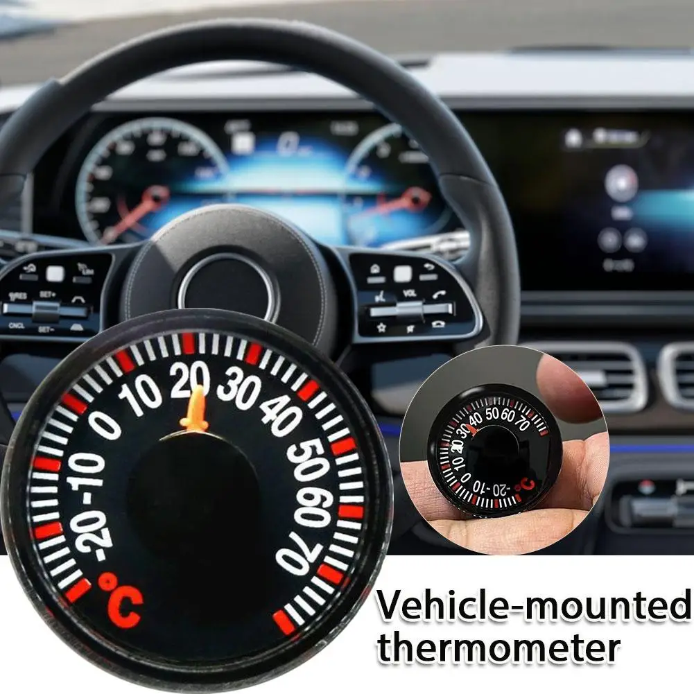 1/2/5/10PCS 27mm Thermometer Mini Thermometers for Home Outdoor Car House Temperature
