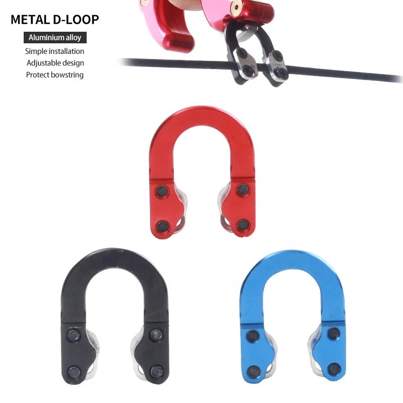 Archery Compound Bow D Loop Metal U Nock Screwdrivers Compound Bow Bowstring Safety Rope Bow Release Buckle