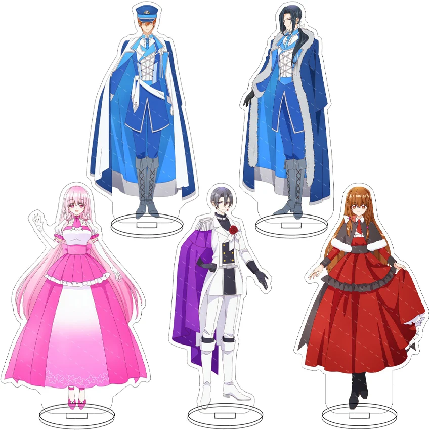 Figurine Anime 16CM : L'histoire sombre de la méchante réincarnée ‌   Iana Magnolia Konoha Magnolia Cos Décorations en acrylique sur support