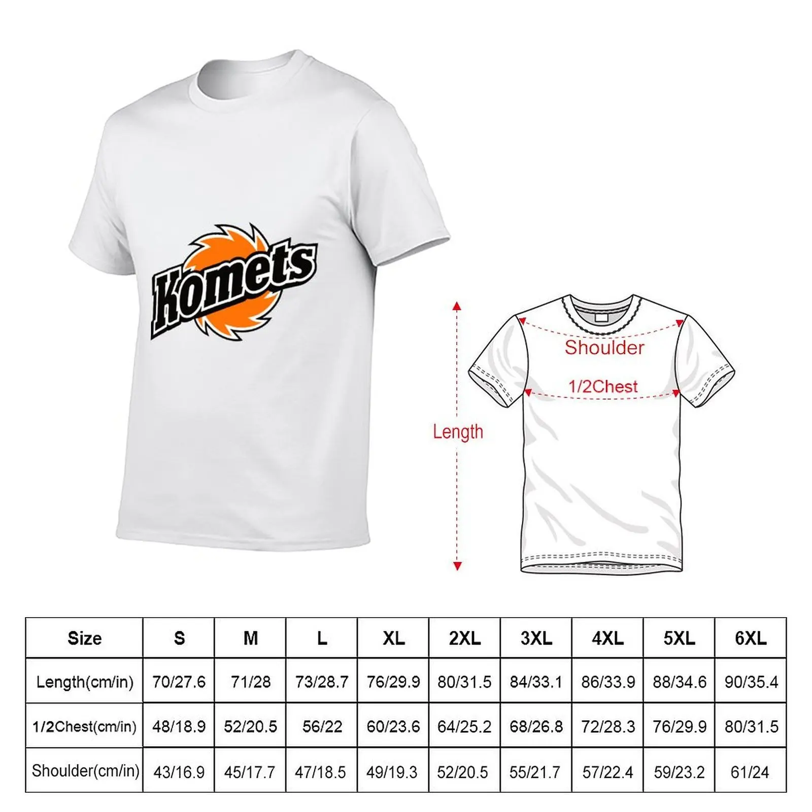 FORT WAYNE KOMETS T-Shirt plain Short sleeve tee t shirts for men