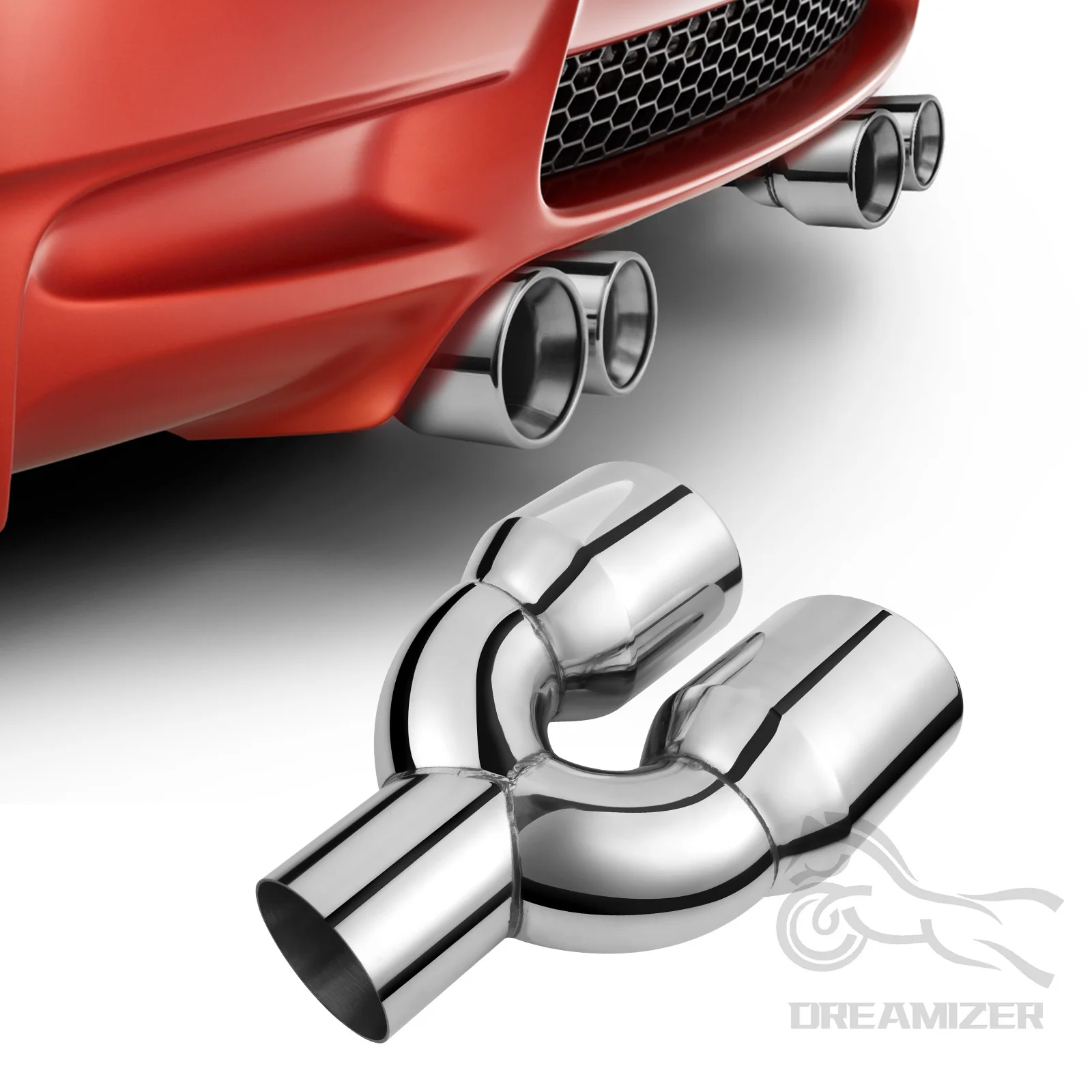 

Универсальный болт длиной 2,5 дюйма, 3,5 дюйма, длина 9,5 дюйма, двойной выхлопной наконечник, свернутый квадратный конец, двойной кром, изогнутый наконечник выхлопной трубы