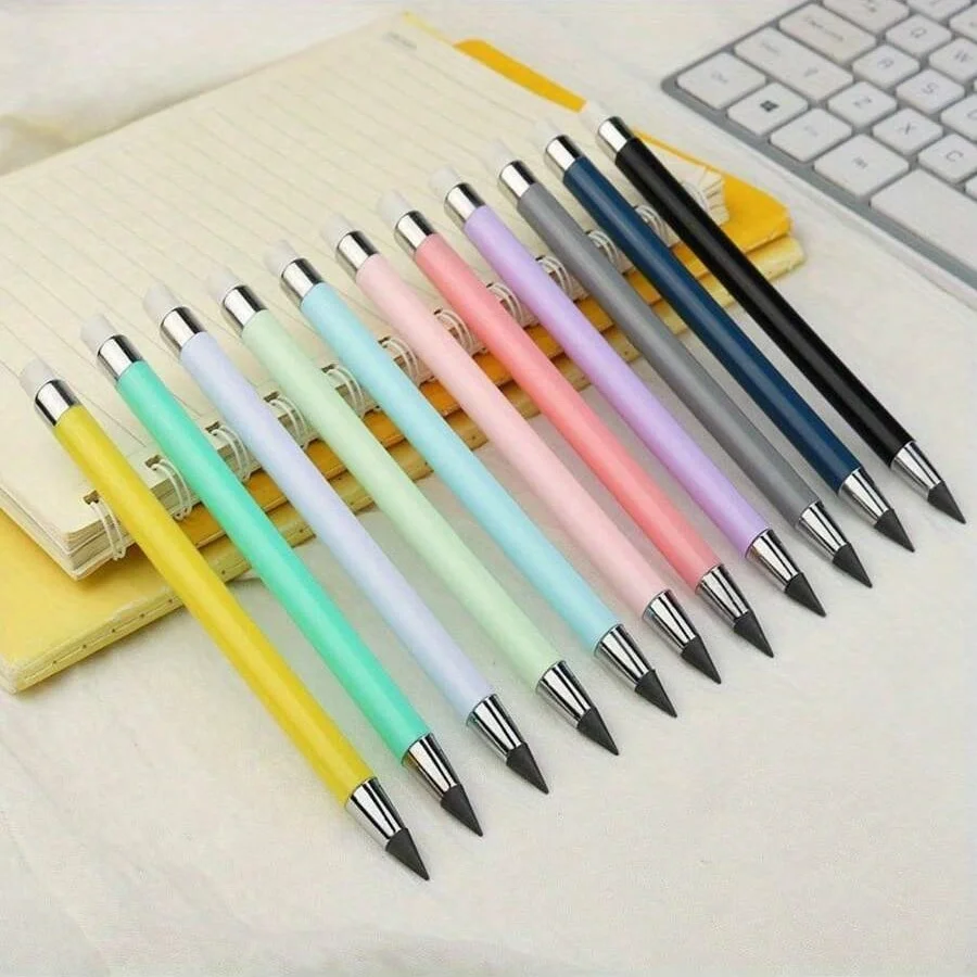 6/12/18 Stück Tintenloser Stift, Ewiger Stift Wiederverwendbarer Unbegrenzter Stift zum Schreiben und Zeichnen für Schüler, Büro und Schule – Detail 6