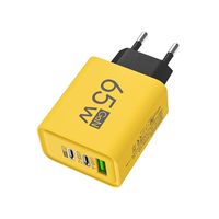 GaN PD Fast Charger with Type C and USB Ports 3 in 1 Quick Charging Adapter for iPhone 15  Samsung Huawei Xiaomi Mobile Devices