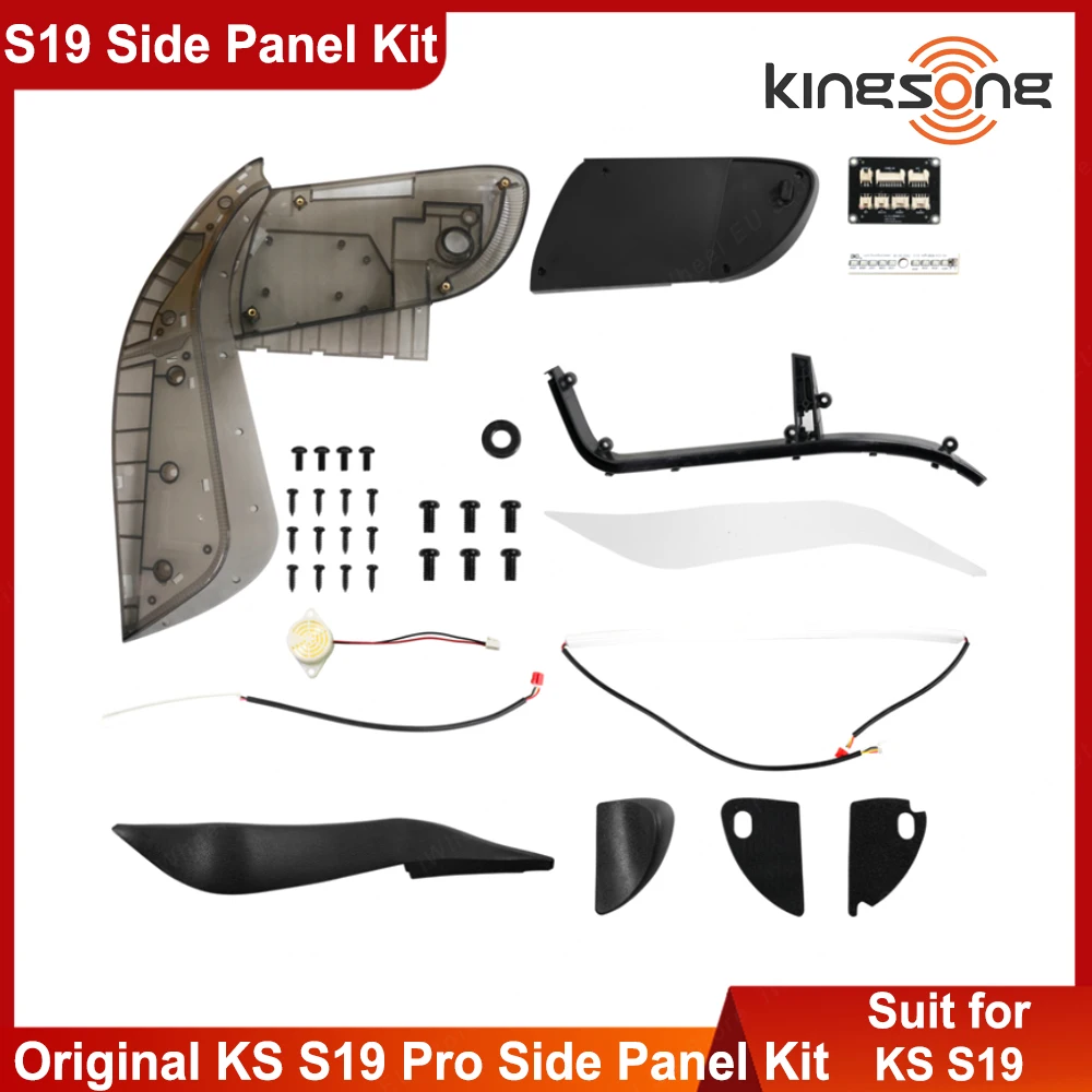 KingSong S19 Pro Side Panel Kit Outer Shell Casing for KingSong S19 Electric Unicycle Complete Side Cover Assembly with Wiring