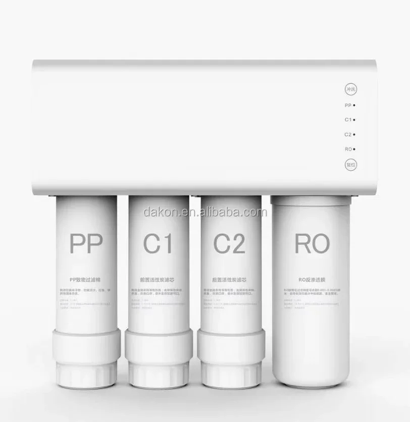 Purificateur d'eau Ro du système d'osmose inverse de purification à la maison
