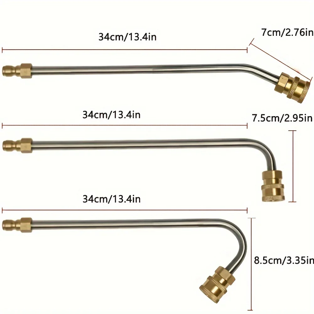 Multi-Angle Pressure Washer Extension Rod, 1/4