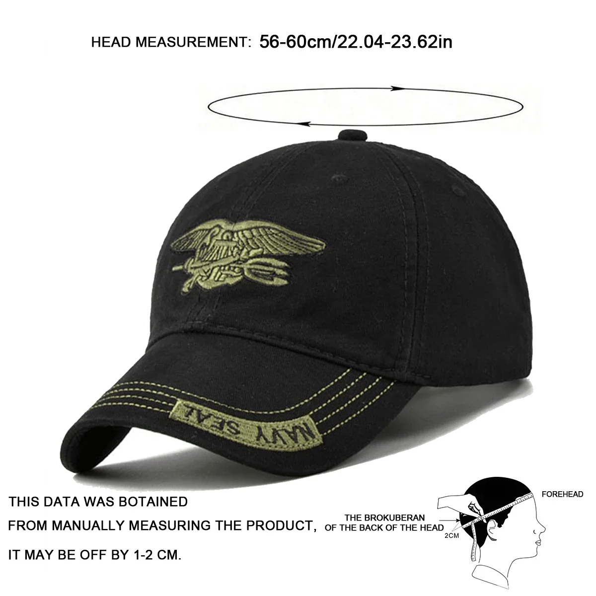 Unisex Navy SEAL Embroidery Baseball Caps Spring Autumn Outdoor Adjustable Casual Hats Sunscreen Hat Sports Cap