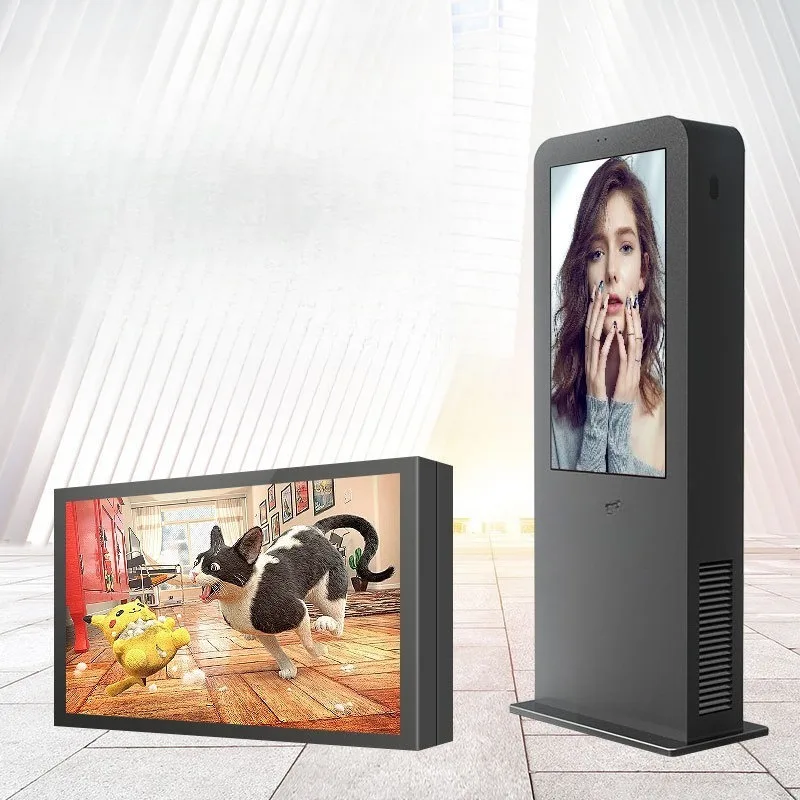 

Wall-mounted outdoor highlight advertising machine display screen waterproof, explosion-proof and lightning-proof multimedia