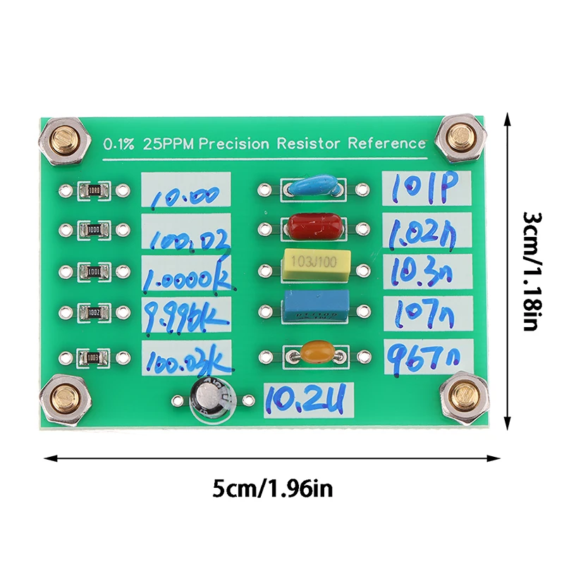 1 placa de referencia de resistencia de precisión utilizada con AD584 LM399 para calentar y calentar los multímetros