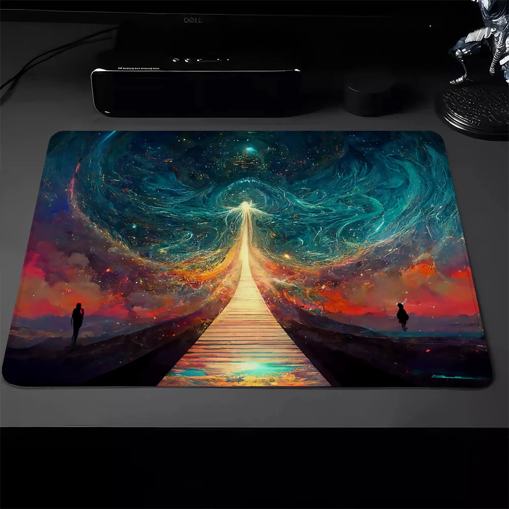 Pc Gaming Pad Small Mouse Gamer Witchy Illustration Pack Mausepad Rubber Mat Deskmat Pad on the Table Mousepad Mats Accessories