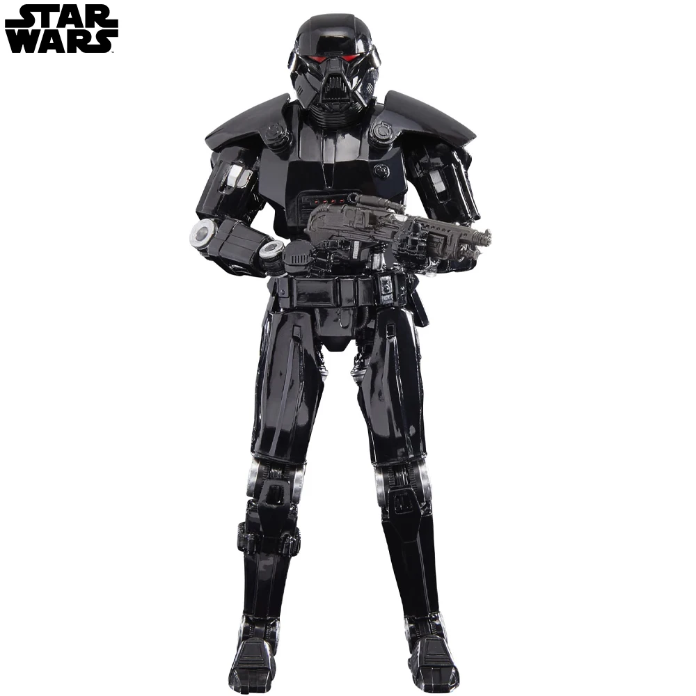 Star Wars The Black Series Dark Trooper Toy 6-Inch-Scale The Mandalorian Collectible Action Figure Toys Collectible Figure Gift