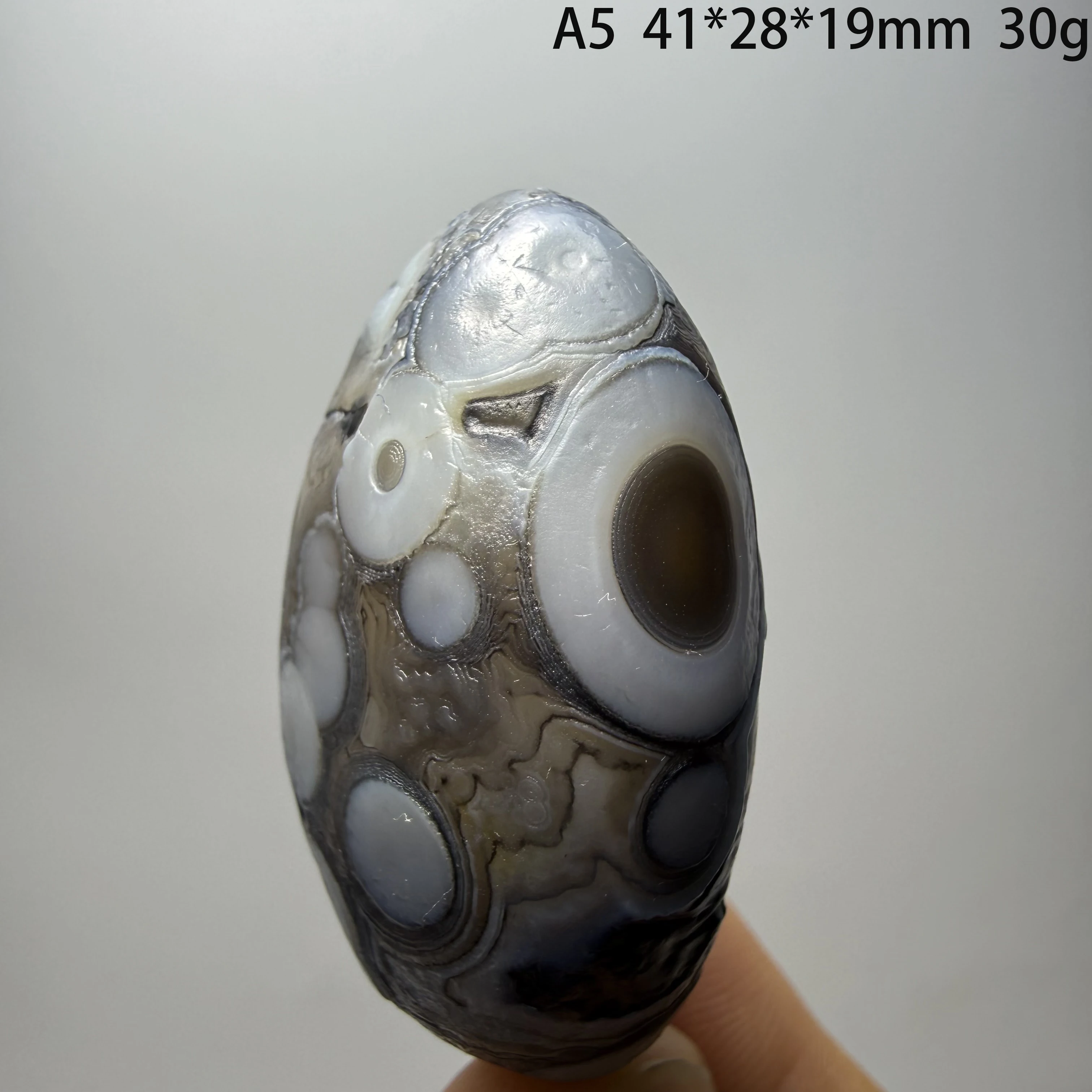 Oval Gobi Agate Eye, Ideal for Chakra Healing, Mineral Energy Gemstone, Perfect for Home Decoration and Gifts. A3-1-5 - view 5