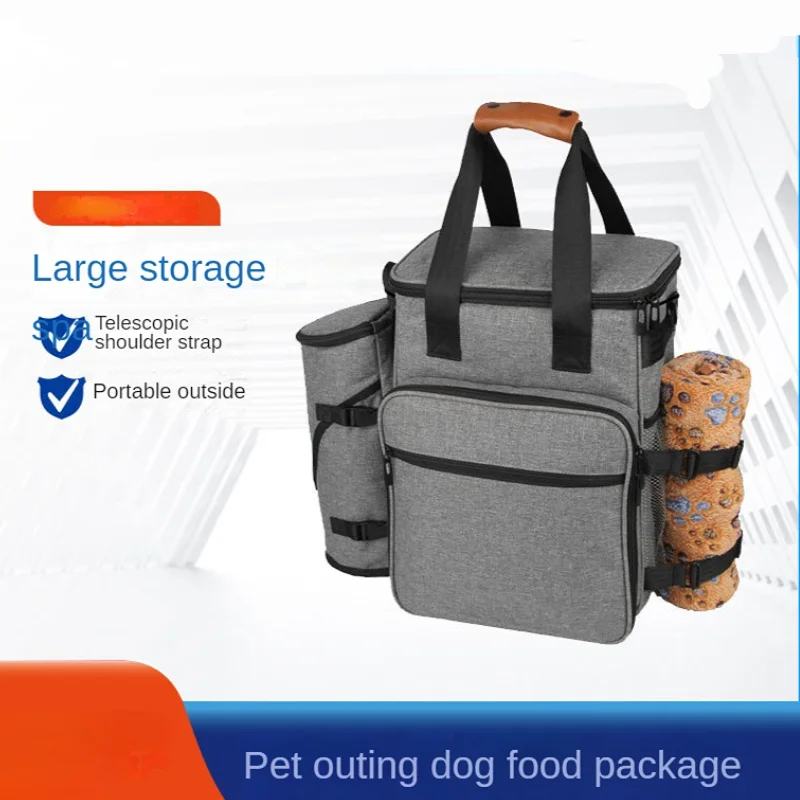 New Pet Supplies Pet Bag Dog Food Bag Travel Bag Dog Bowl Dog Food Storage Bag Dog Bag