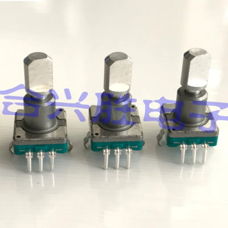 1 Piece EC11 Type Encoder With Switch 30 Positioning 15 Pulse Shaft Length 16.5MM