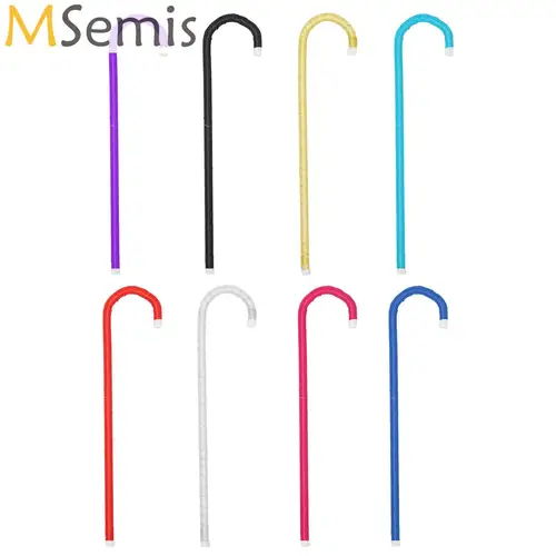 Bastón de baile para niños, muleta de actuación, bastón para baile de Jazz, danza del vientre, fiesta de Halloween, accesorios de mago, 50cm