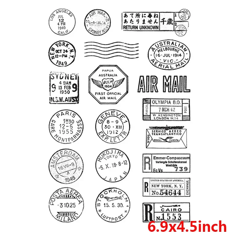 Vlinder Wolf Dieren Vrolijk Kerstfeest Duidelijke Stempel Auto Sentiment Woorden Stempel Voor DIY Scrapbooking Embossing Craft maken