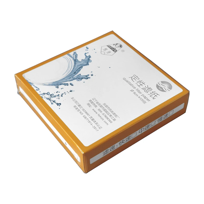 7cm/9cm/11cm/15cm 100szt Średnio szybki papier filtracyjny Filtr jakościowy Średnio szybki papier filtracyjny Lejek filtracyjny — zdjęcie 2