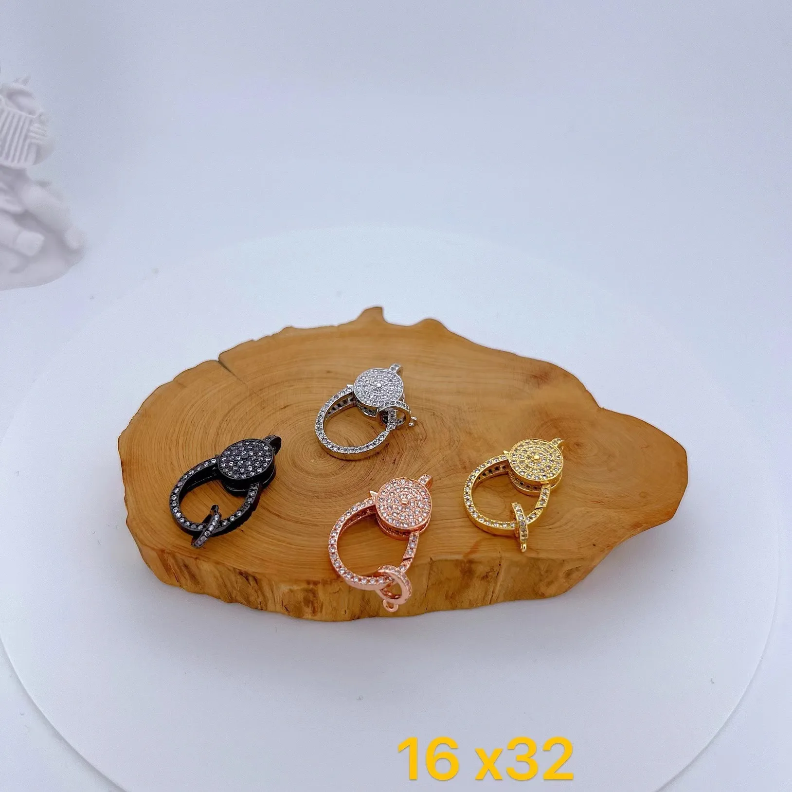 

Lobster Clasp Ring Buckle DIY Accessories 16 mm x 32mm