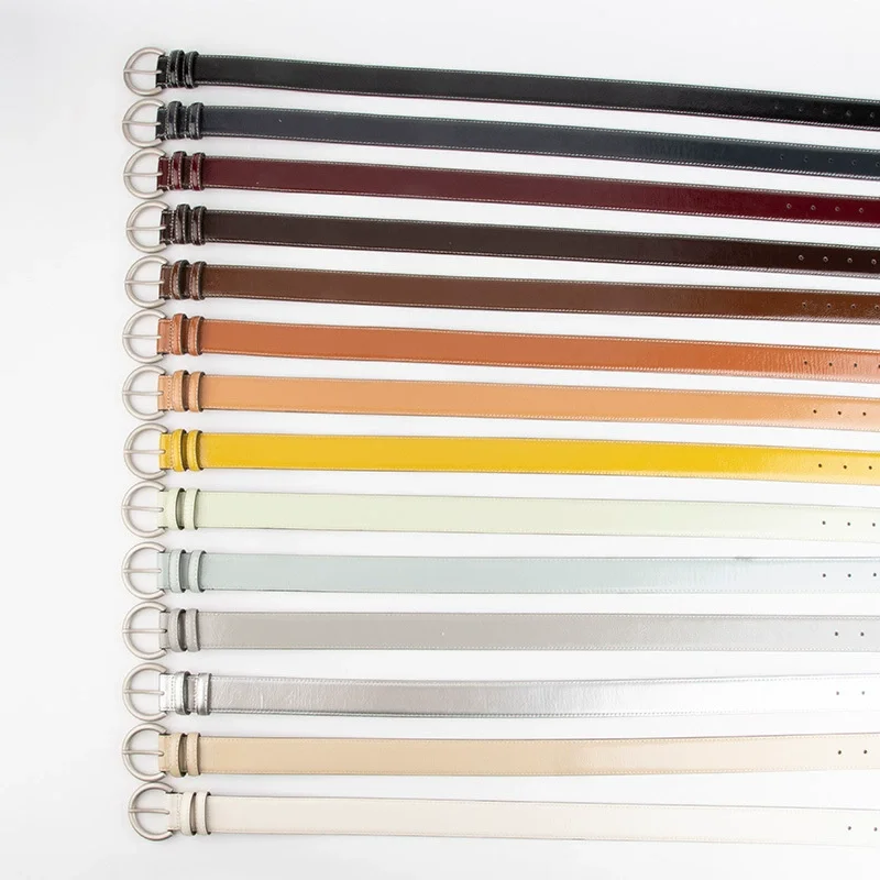 ผู้หญิงสิทธิบัตรของแท้หนังรัดตัวหญิง Cummerbund Coat เข็มขัดชุด Decration เข็มขัดกว้าง J1142