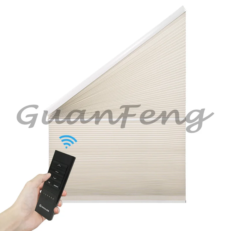 Electric special-shaped honeycomb shutters