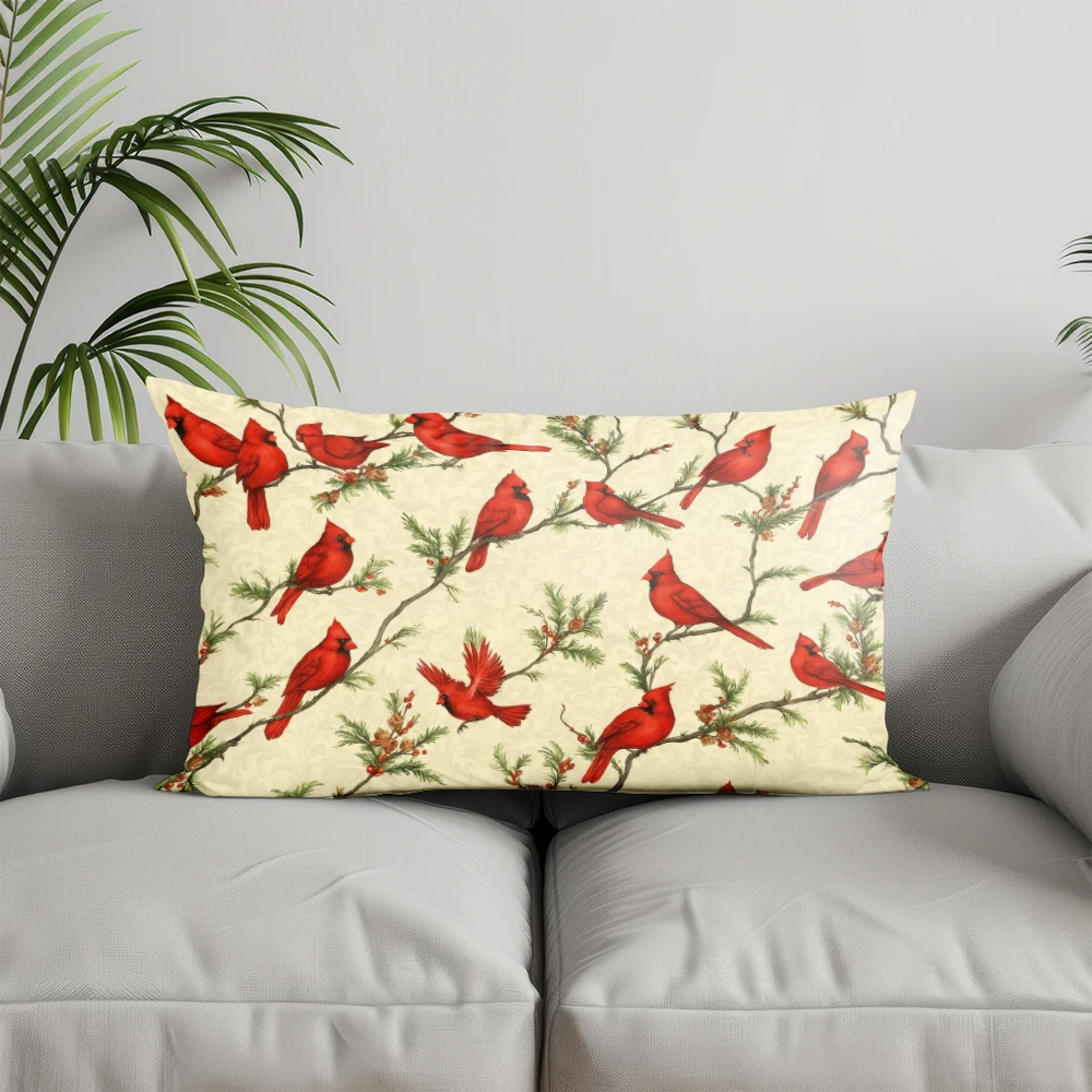 ديكور المنزل عيد الميلاد في المزرعة وسادة مناسبة للأريكة غرفة نوم غطاء وسادة السيارة وسادة الظهر المستطيلة #2