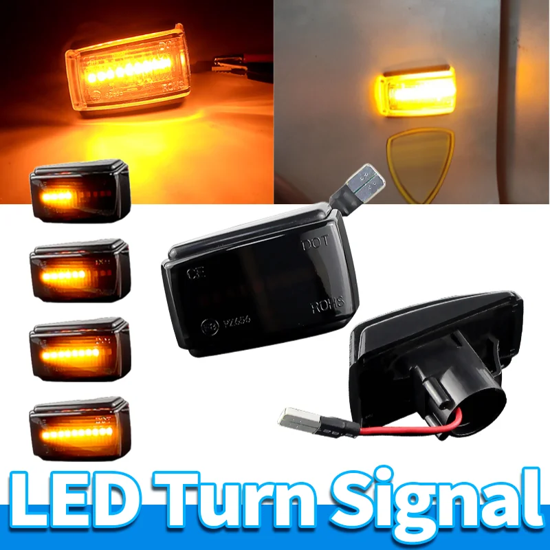 

2PCS LED Dynamic Sequential Side Marker Lights FOR Volvo 850 940 960 V40 V70 V90 Wagon C70 Convertible 780 262 S90 Coupe 9190169