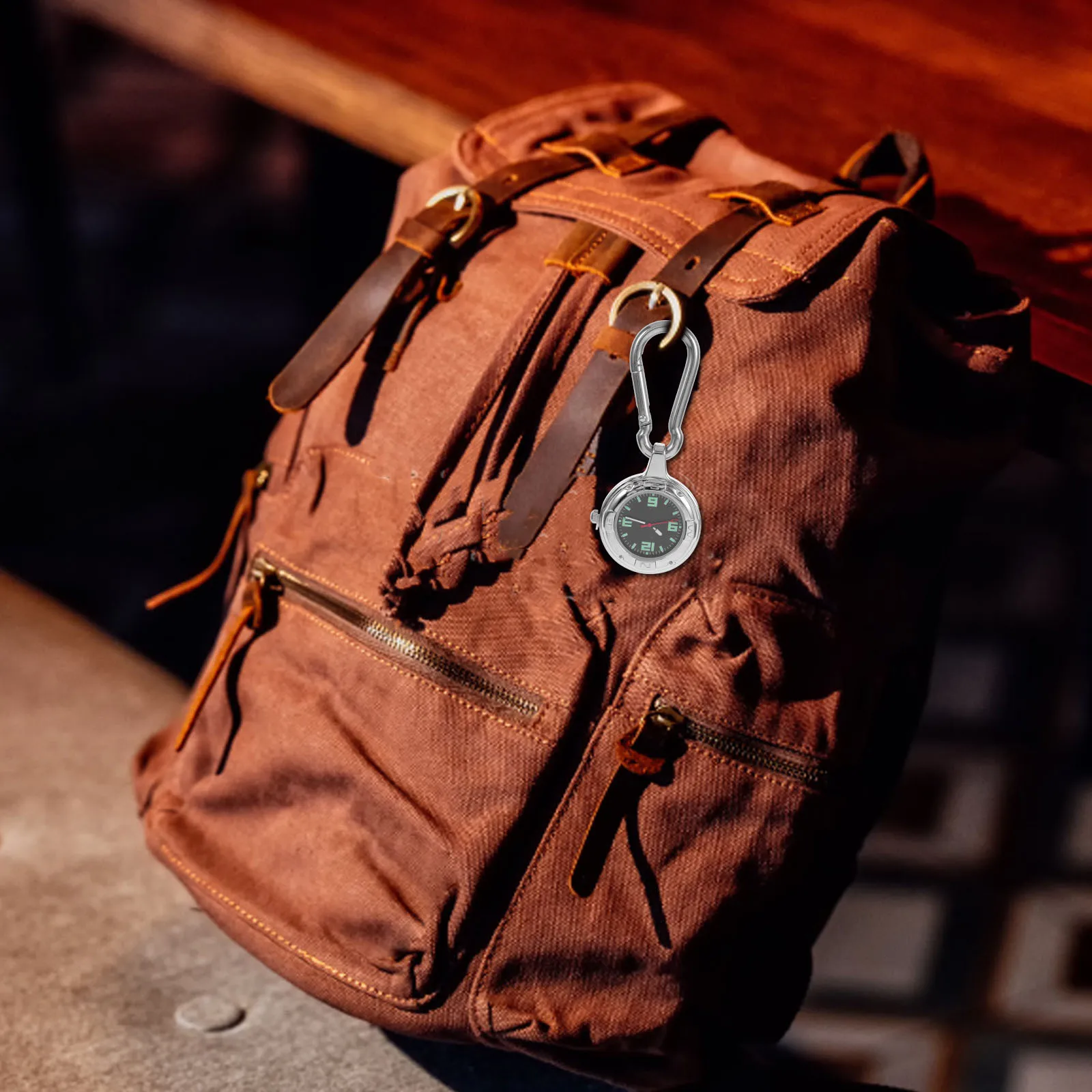 

1Pcs Travel Outdoor Pocket Watch Hook Clip Mountaineering Camping Hiking Lightweight Unisex Unisex Pocket Watch