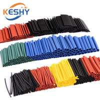 127/164/328/580Pcs Heat Shrink wrapped Shrinking Insulation Sleeving Thermal Casing Car Electrical Cable Shrink Tube Tube Kit