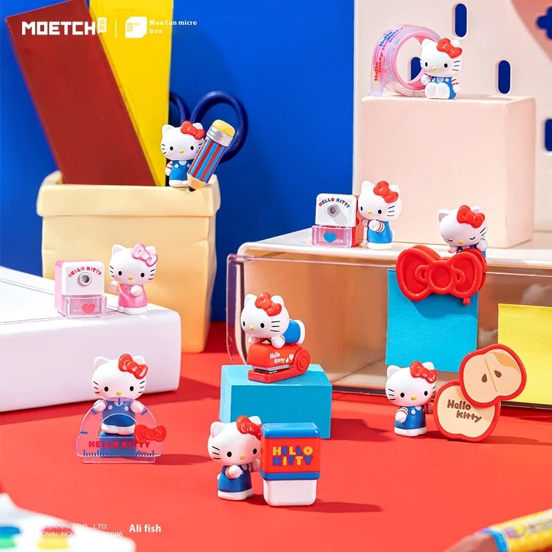 5 ซม.HelloKitty Micro กล่อง KT แมวกล่องตาบอดเครื่องประดับทําด้วยมือไวนิล Face ตุ๊กตาน่ารักของเล่นสําหรับสาวอินเทรนด์ชุดเครื่องเขียนของขวัญ