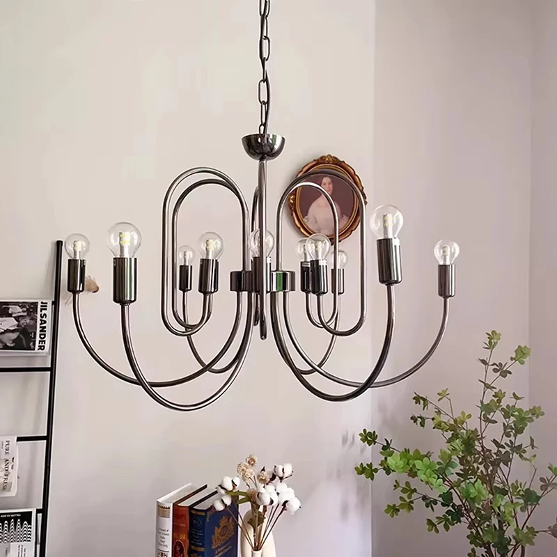 Postmodern Luxury LED Pendant Light Metal Bubble Chandelier Home Decor Dinning Living Room Villa Island Counter Lighting Fixture