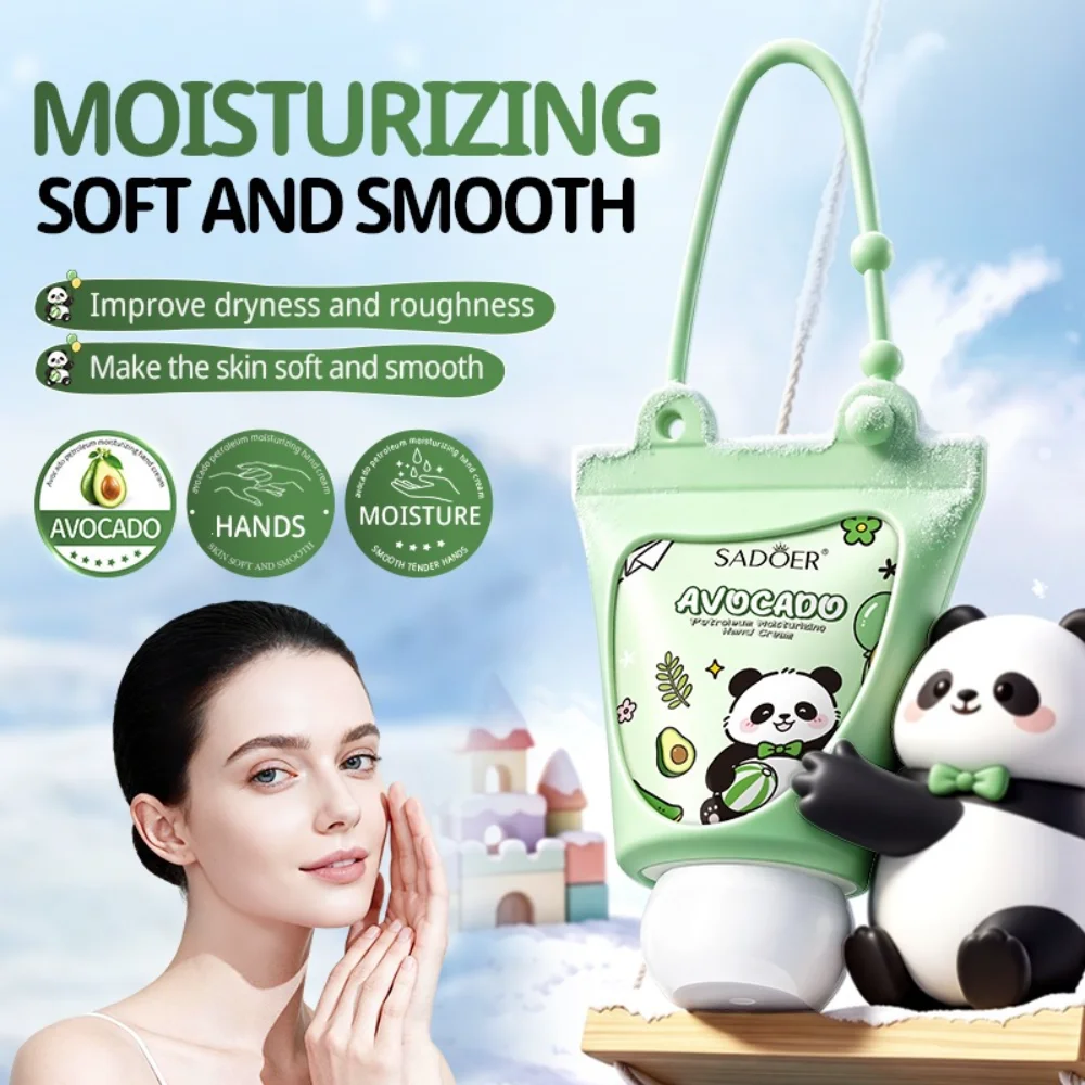 SADOER Fruit Hand Cream in A Portable Tube with A Strap To Moisturize and Nourish Dry and Rough Hands for A Soft and Smooth Feel