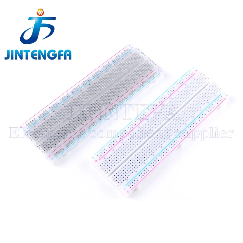 MB-102 MB102 165*55*10mm Breadboard 400 830 Point Solderless PCB Bread Board Test Develop DIY 200+630 holes Combination Splice