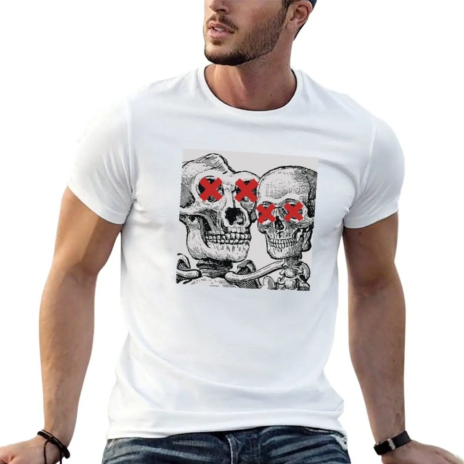 best friends T-Shirt mens graphic t shirts funny t shirts cotton man t shirts graphic T-shirt