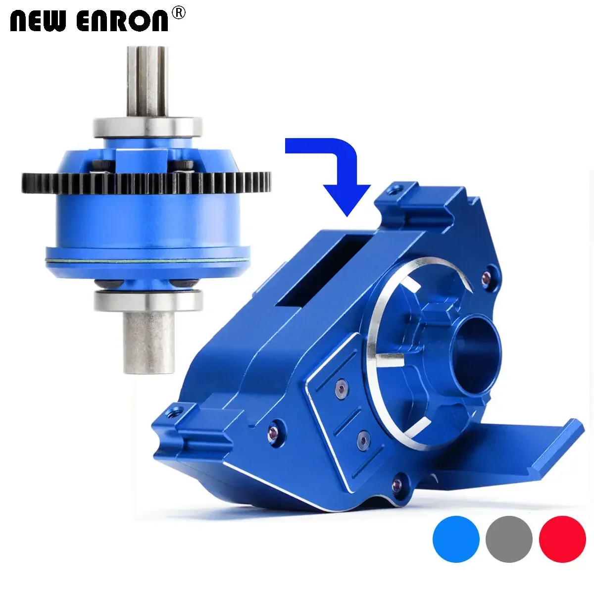 NEUES ENRON Center Diff Montagegehäuse aus CNC-Legierung ARA 311165   ARA 311169   ARA 311192   für RC 1/10 KRATON SENTON 1/8 MOJAVE TYPHON ARRMA 4S