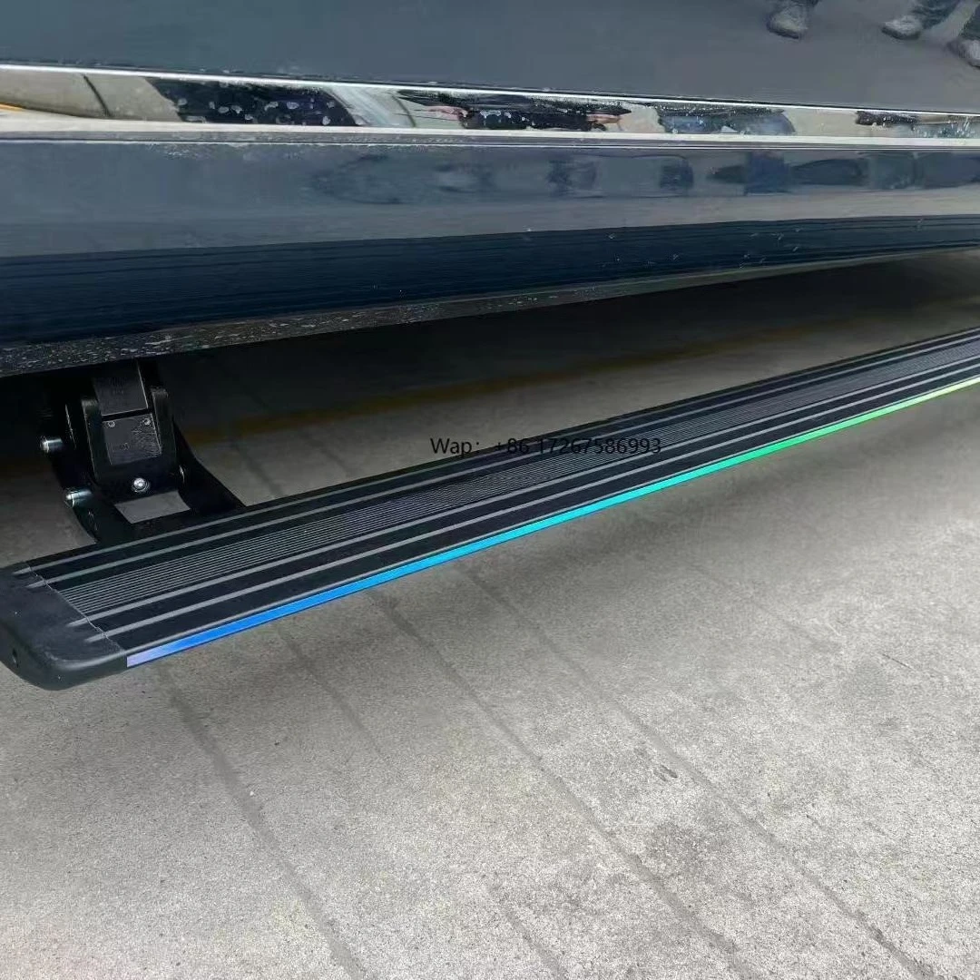2013 2014 2025  Rebel 1500 2500 3500 Amp Truck Retractable Power Foot Running Boards Electric Side Steps with Lights