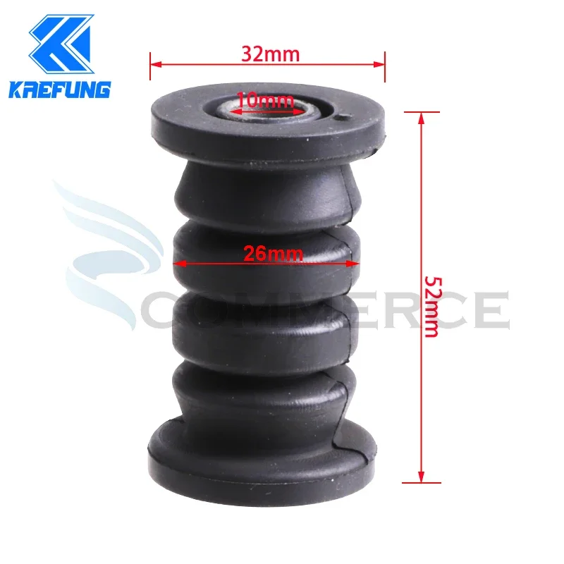 مخمد مطاطي هزاز معلق ، ذراع تأرجح ، جلبة مثبتة لـ ATV ، UTV ، عربات التي تجرها الدواب ، رباعية ، دراجة ، أجزاء كم تخميد ، 26x52x10 ، 4