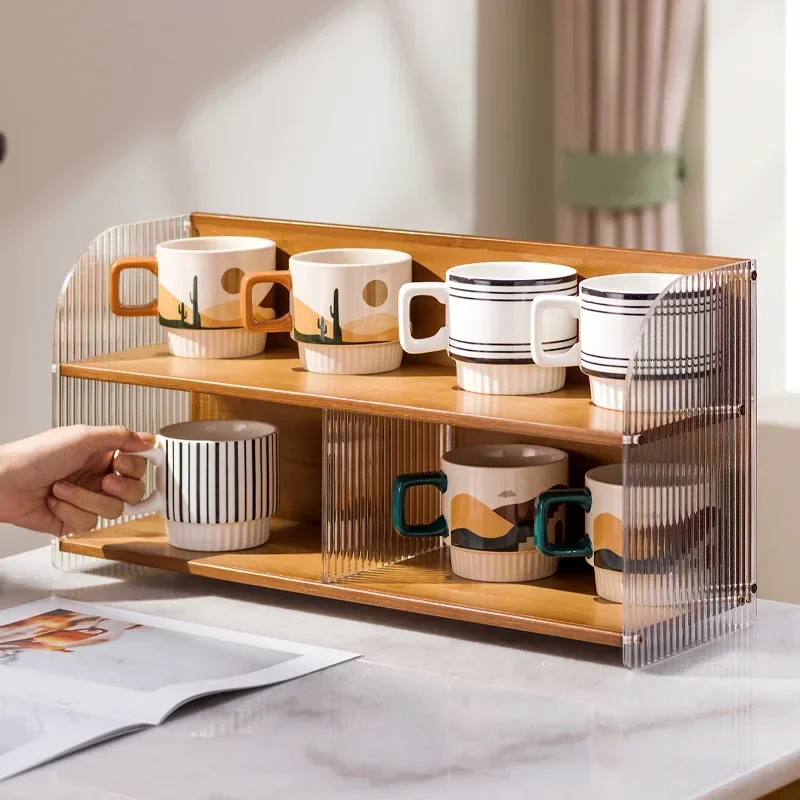 Cup holder Dining table Water cup rack Coffee cup storage Water bar Desktop mug Teacup rack
