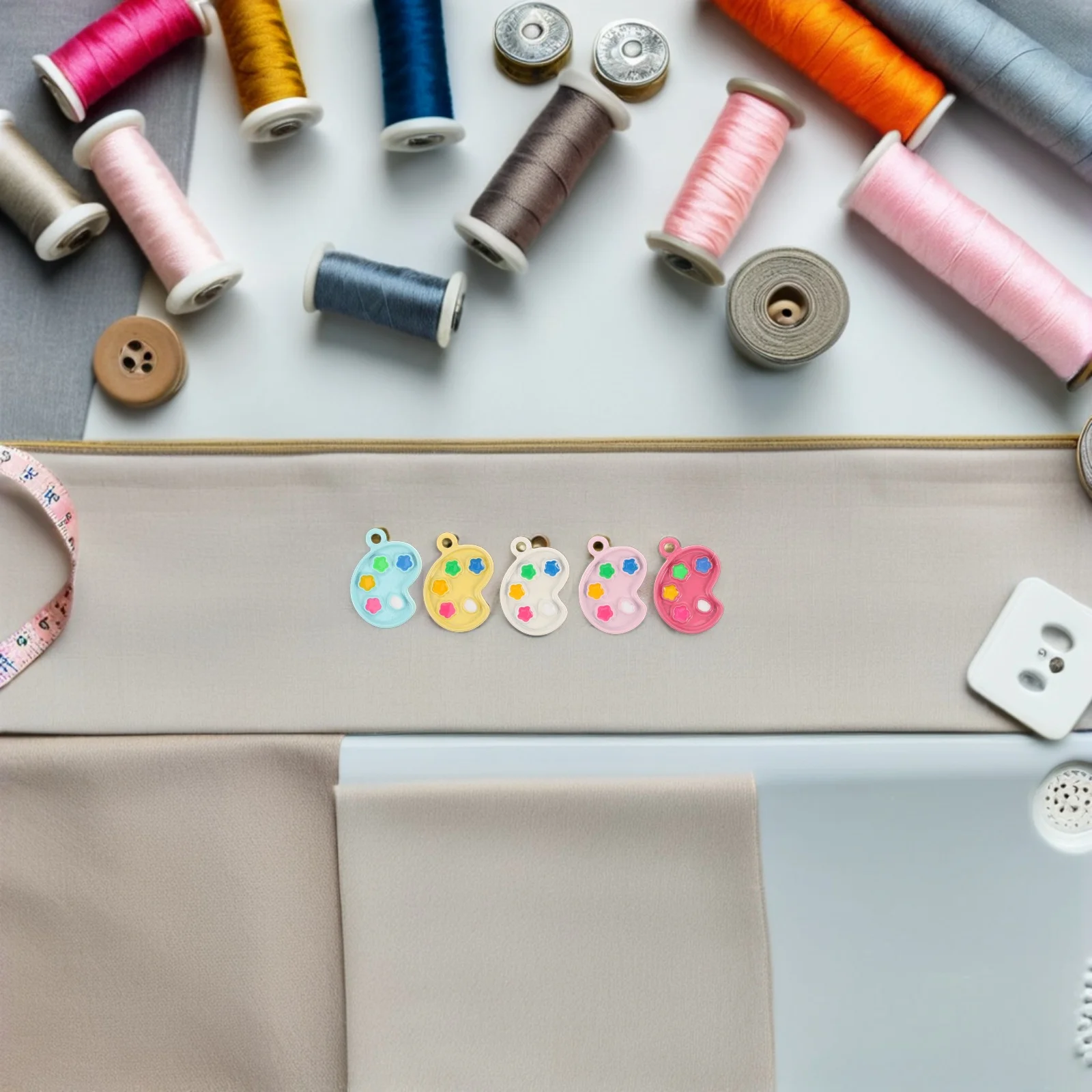 

10 PCS Jewelry Accessories Charms for Keychains Alloy Decoration Zinc Cute Pendants