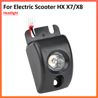 Headlight Lamp for HX X7 Electric Scooter X8 Folding KickScooter Front Led Light Replacement Parts