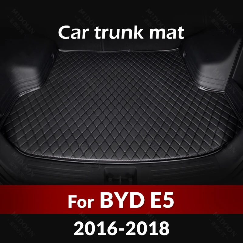 

Car Trunk Mat For BYD E5 2016 2017 2018 Custom Car Accessories Auto Interior Decoration