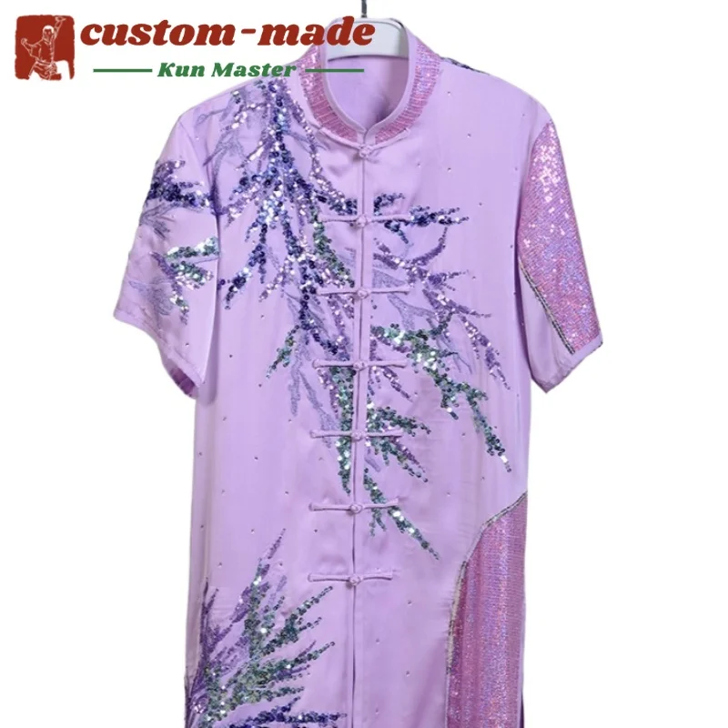 

Custom Martial Arts Uniform Kung Fu Suit with Dragon Embroidery Southern Fist Long Fist Reinforced for KungFu Forms Competition