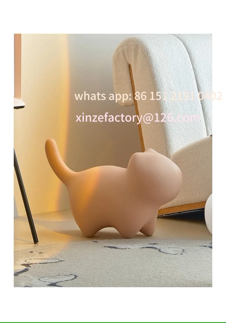 

Customizable nowoczesne dzieci zabawki dla dzieci PE plastikowe ekologiczne zwierzęce krzesło na zewnątrz dla kota