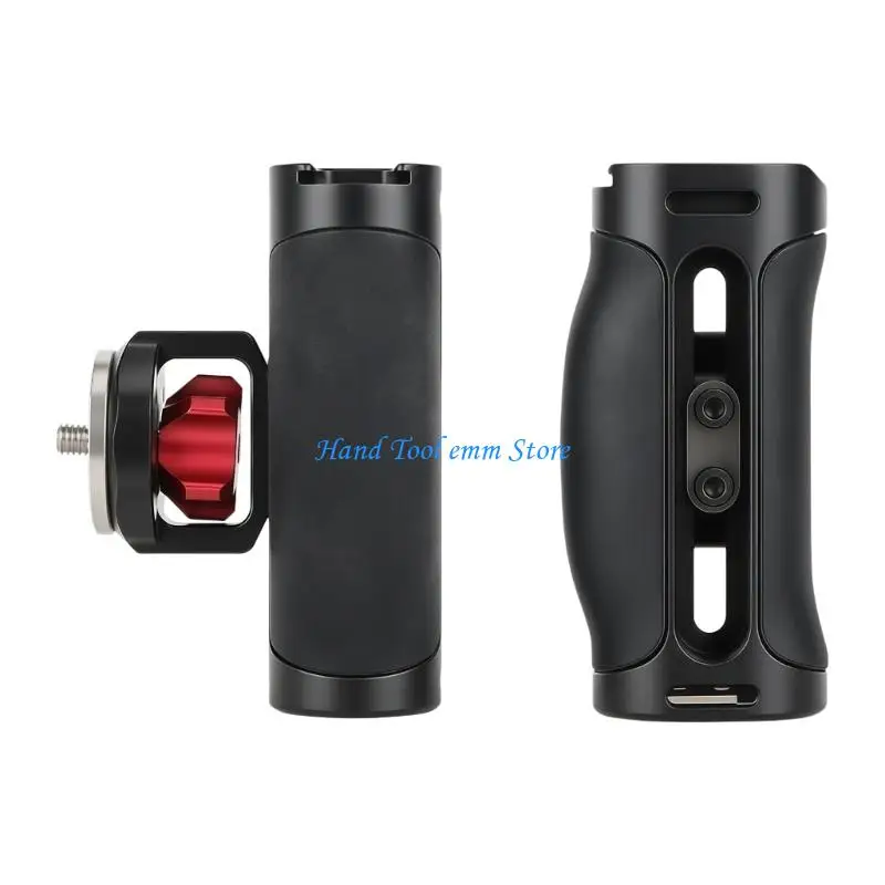 

H37F Mini Side Handle Handgrip with Cold Shoe 1/4Inch Screw Mount for DSLR Digital