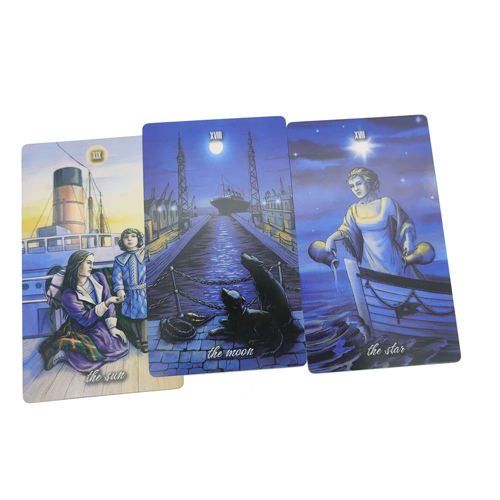 12×7CM Titanic Risen Spirits Tarot for Beginners with Guide Book
