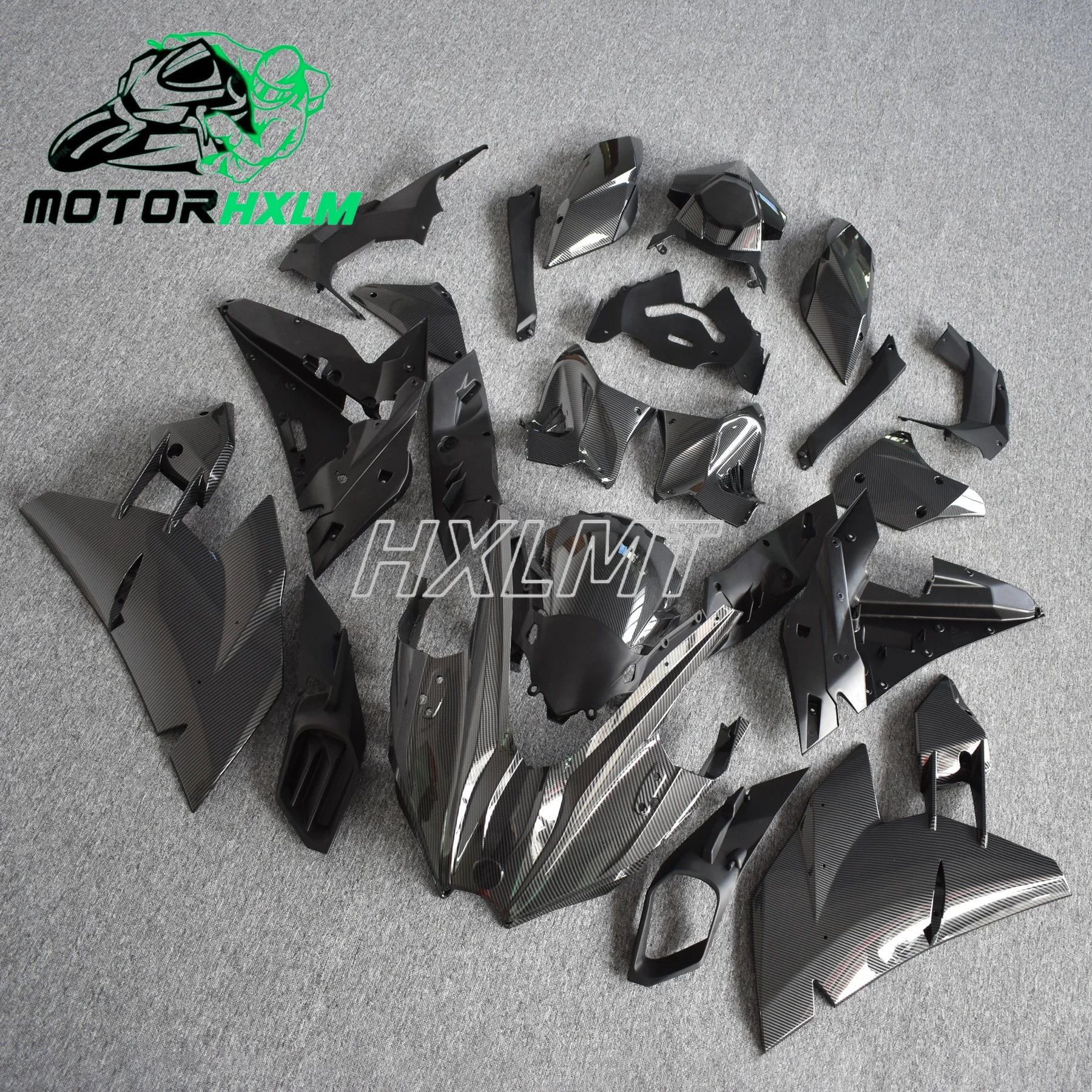 For KAWASAKI NINJA H2 H2R 2015-2024 Carbon Fiber Paint Motorcycle Fairing Kits Guard Cowl Protection Modified Accessories