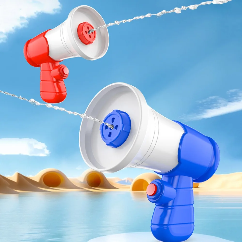 Spritzspray für Kinder, Trompete, Wasser, Handheld, Kunststoff, Trompete, Wasserspray, Spielzeug, niedlich, einfach zu füllen, Horn, Wasserspiel